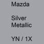 Preview: Mazda, Silver Metallic, YN / 1X.